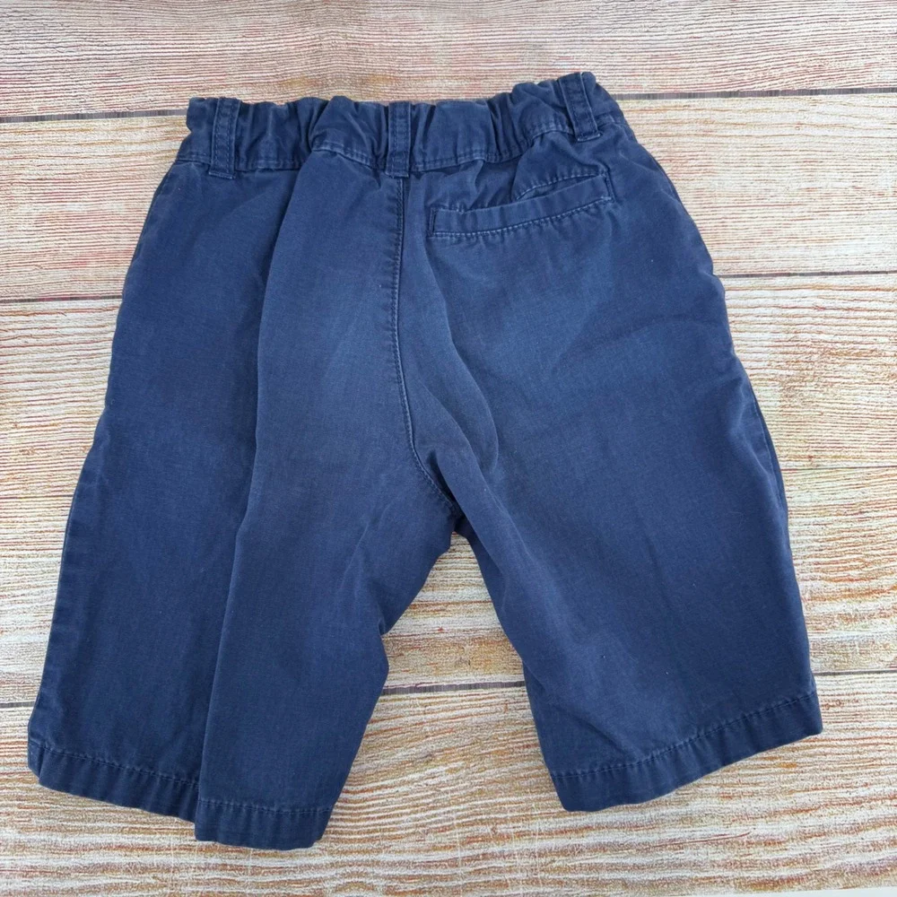 Carters Boys‎ Navy Blue Chino Shorts Size 8 Cotton Twill Uniform School Casual